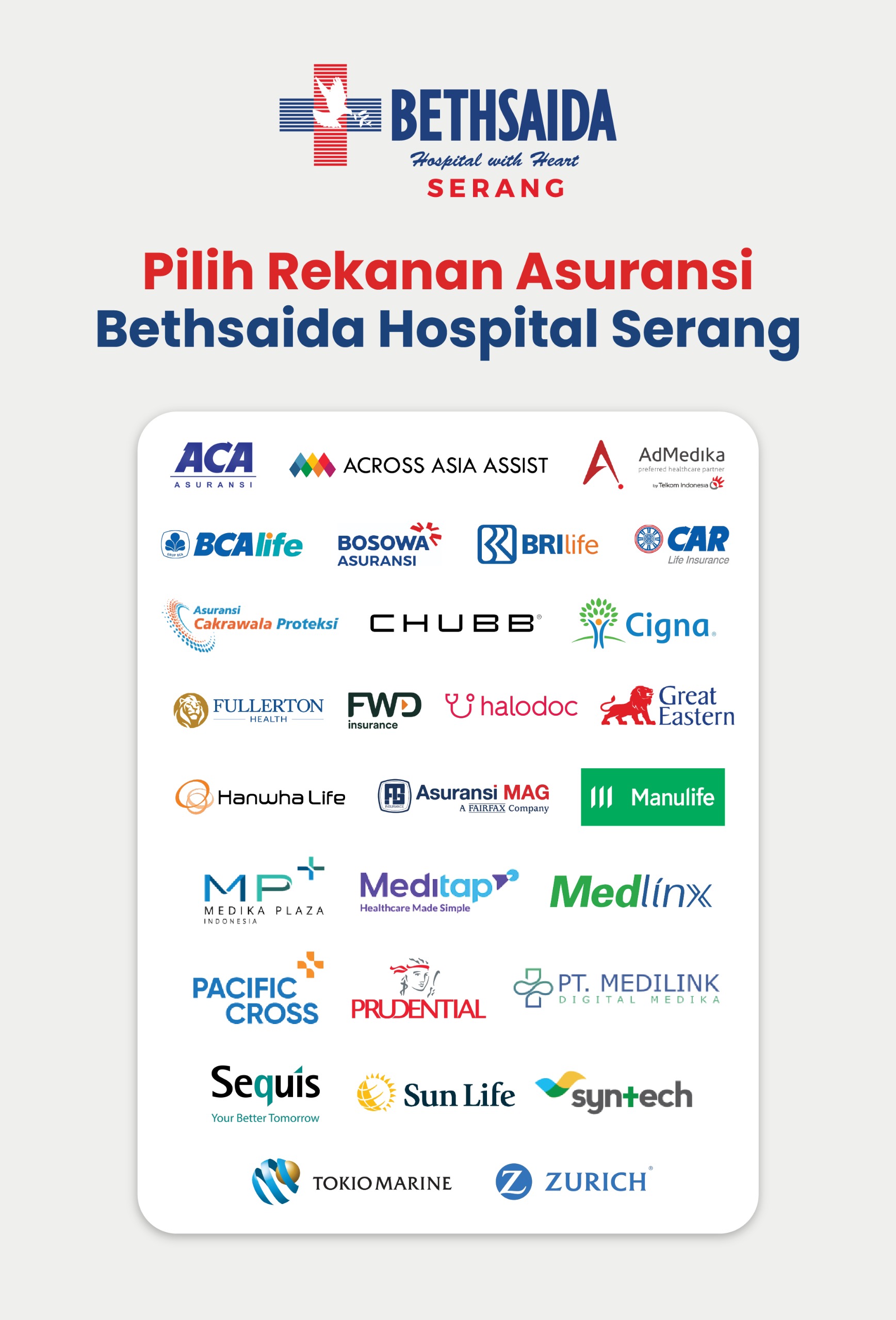 asuransi Bethsaida Hospitals
